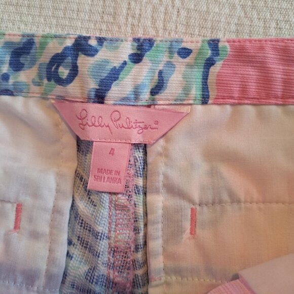 Lilly Pulitzer women's shorts size 4, Adie Barefoot Princess style 20948 - Picture 2 of 6
